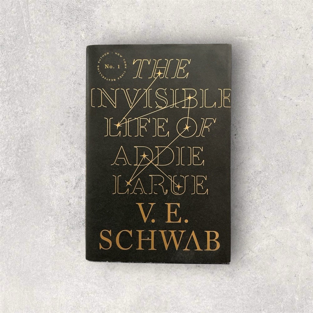 Black and Gold Book - The Invisible Life of Addie LaRue